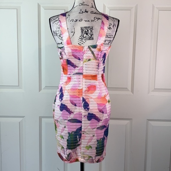 Trina Turk Floral Tropical Multicolor Halter Dress - Picture 7 of 11